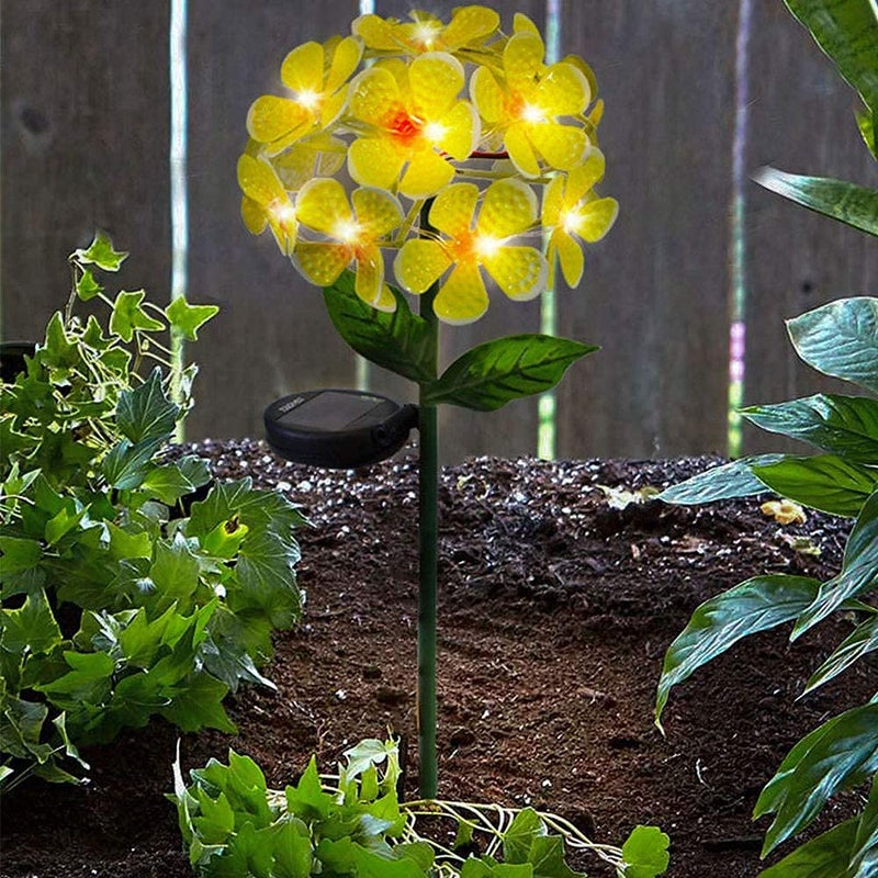 Touch Of ECO Solar LED Metal Flower Stake Light - Perfect for Your Garden, Patio, Walkway, or Outdoor Living Area - Includes 1 Flower Light - Image 2